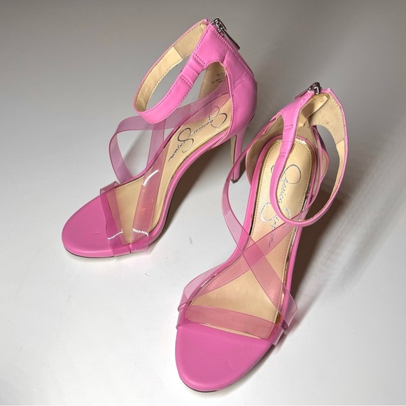 Jessica Simpson Women’s Dalechi Sandals Ankle Strap Stiletto Heel Shoes Size-7.5 - Picture 5 of 8